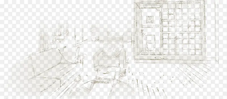 水墨客厅简笔画PNG图片素材下载_图片编号qvvzbxlo-免抠素材网