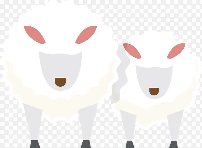 卡通羊 小羊 绵羊