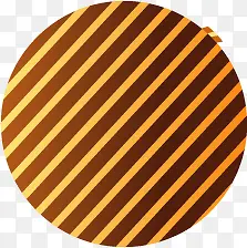 黄棕相间彩色圆圈