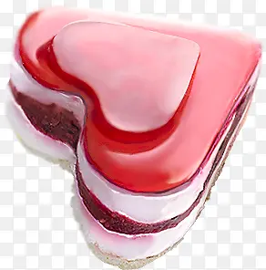 红色高清蛋糕卡通蛋糕
