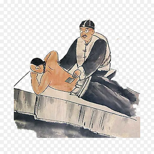 古人贴膏药