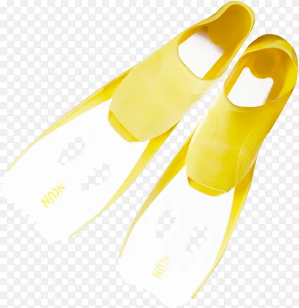 黄色潜水鞋素材