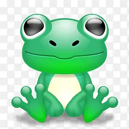绿色青蛙动物卡通