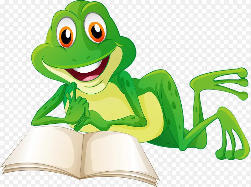 看书的青蛙