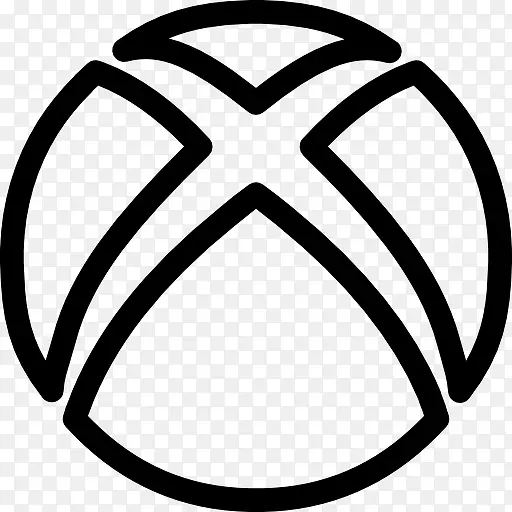Xbox的社会轮廓标志图标