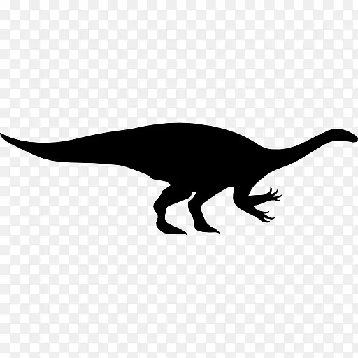 恐龙形状的Plateosaurus 图标