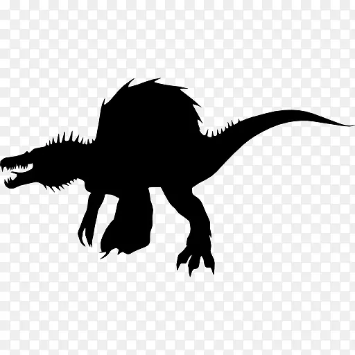 恐龙形状的棘图标