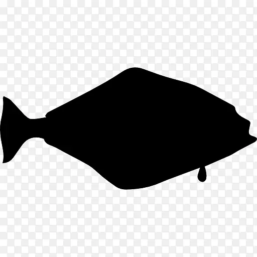 左口鱼鱼形图标