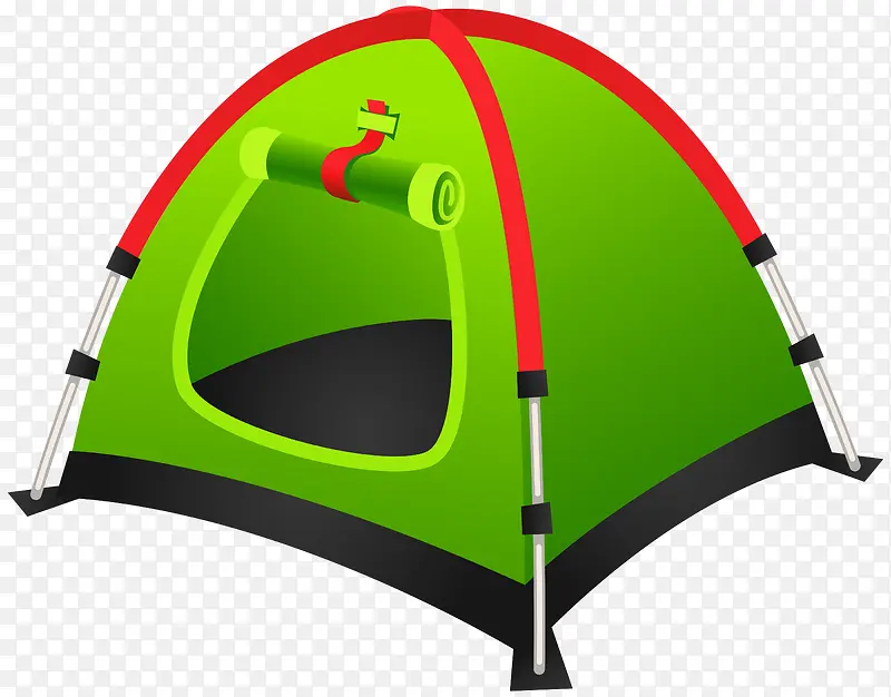 绿色帐篷