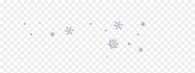 冬天六角形雪花