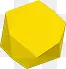 黄色立体球素材