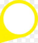 黄色圆形设计淘宝