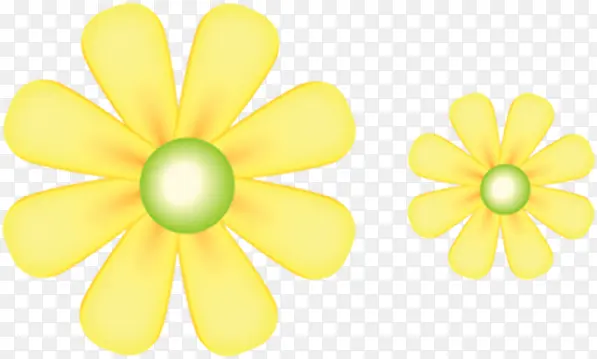 黄色高清创意花卉图案效果