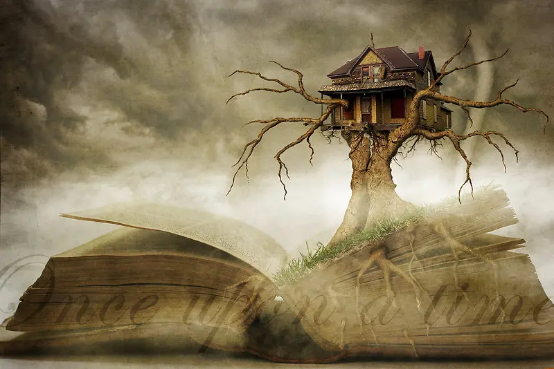 书本上的树屋创意设计