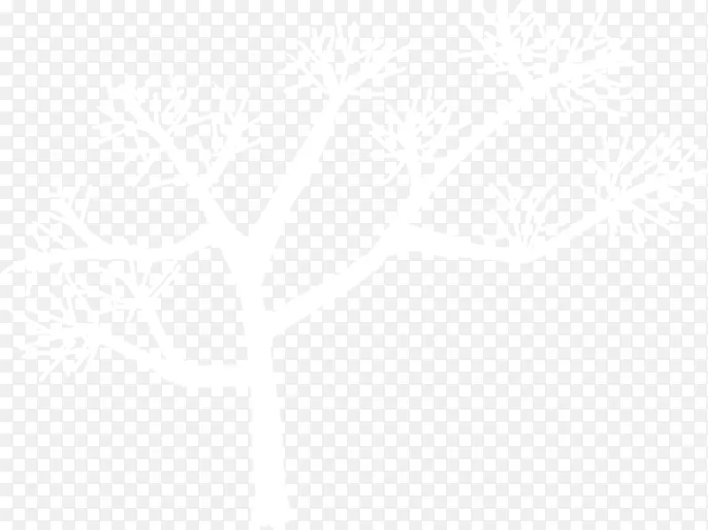 白色朦胧创意树枝设计