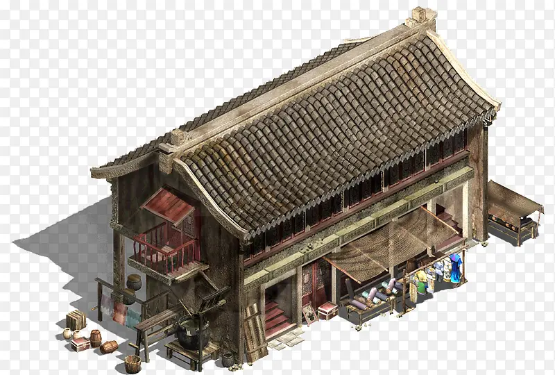华夏古风游戏房子建筑
