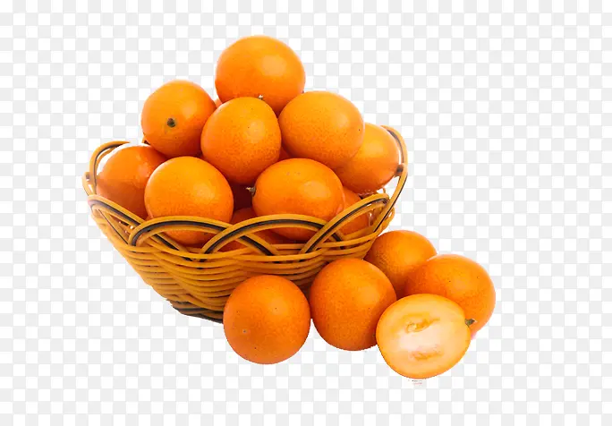 水果金橘元素