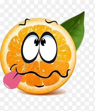 橘子表情图片