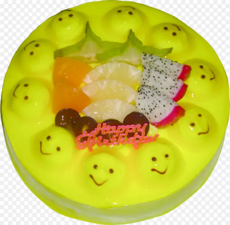 黄色蛋糕折页图片