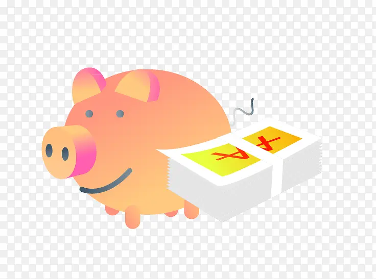 卡通金融存钱罐
