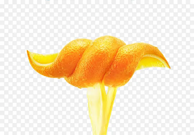 黄色橘子皮