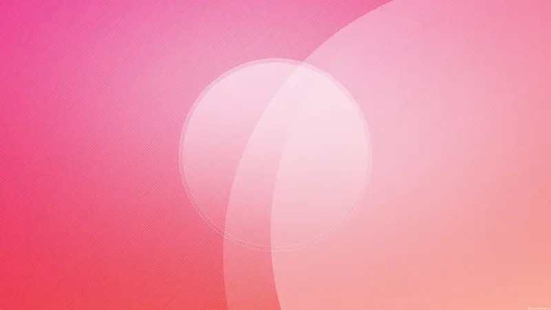 粉色圆形重叠无聚焦