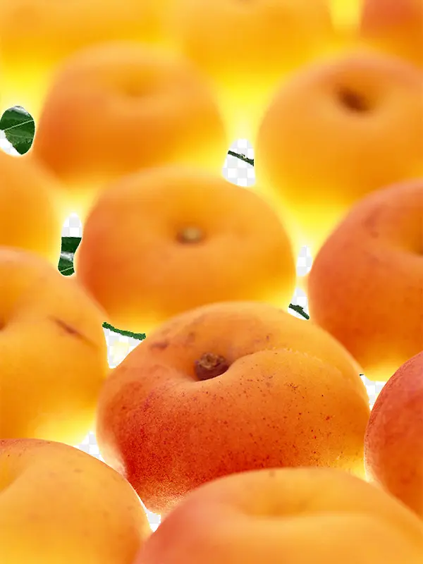 黄色水果甜杏