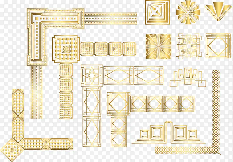 金色建筑平面图