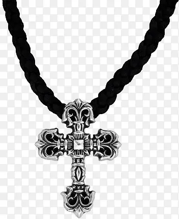 黑色骷髅十字架