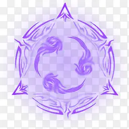 紫色神秘阵法图标