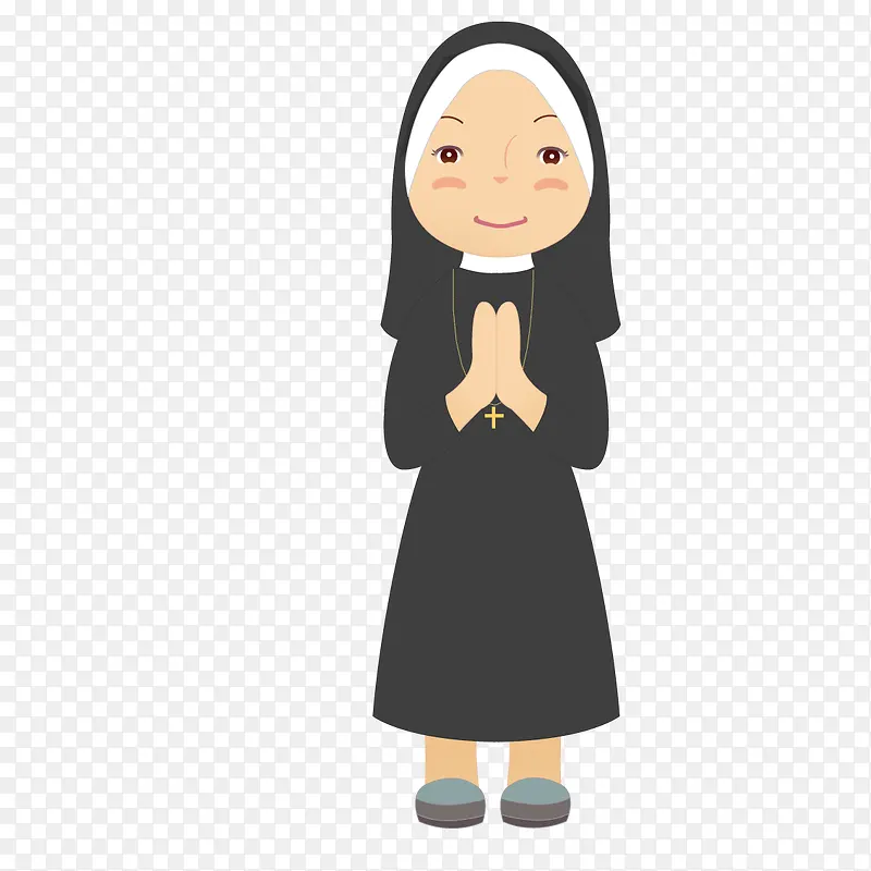 虔诚的修女