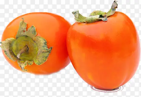 两个红透透的红柿子