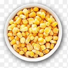 黄色玉米粒实物