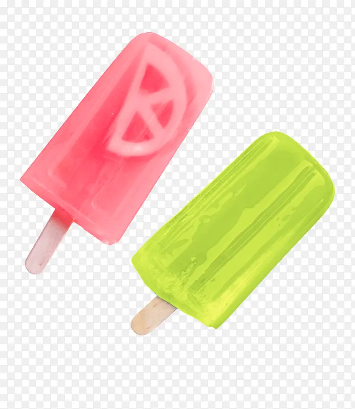 夏天的糖果色雪糕
