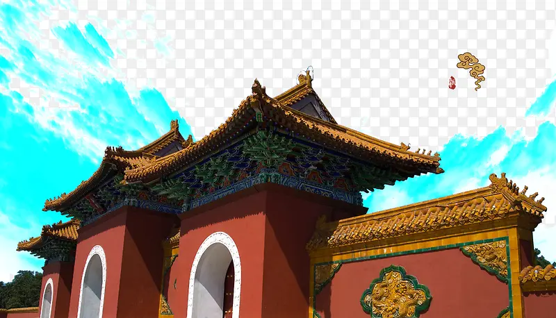 中国风建筑故宫