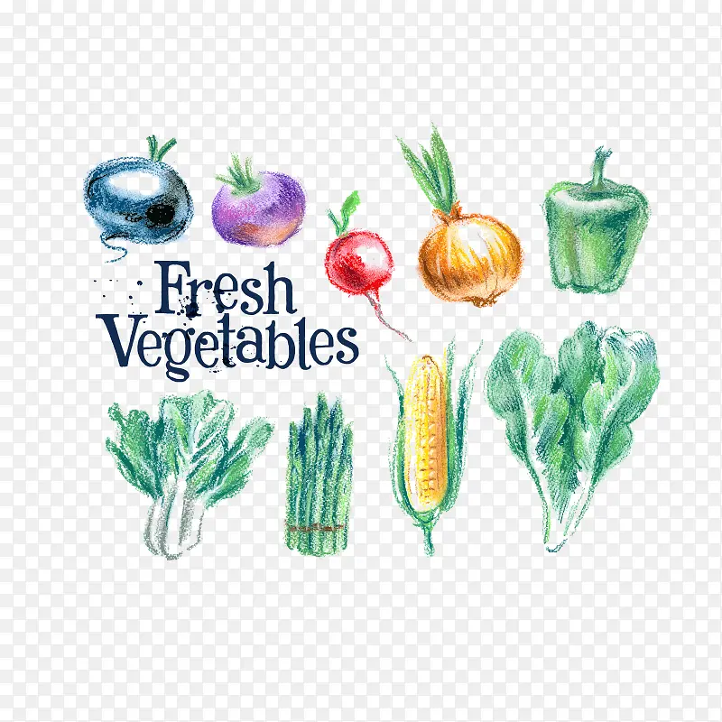 蔬菜美食png免费素材矢量