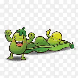 卡通蔬菜人物