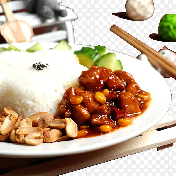 荔枝肉饭