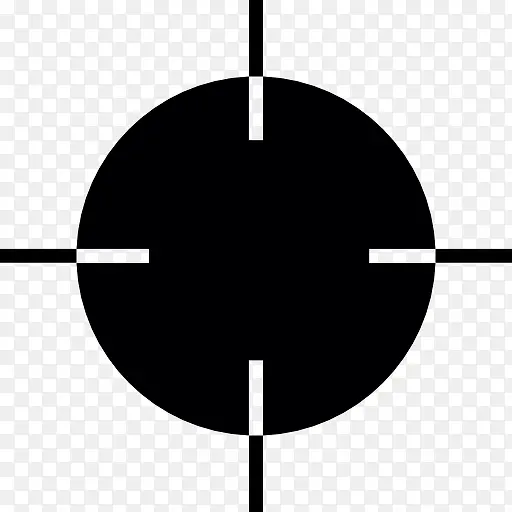 黑色目标指针图标