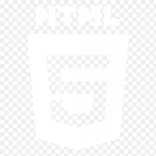 HTML5语言白色logo