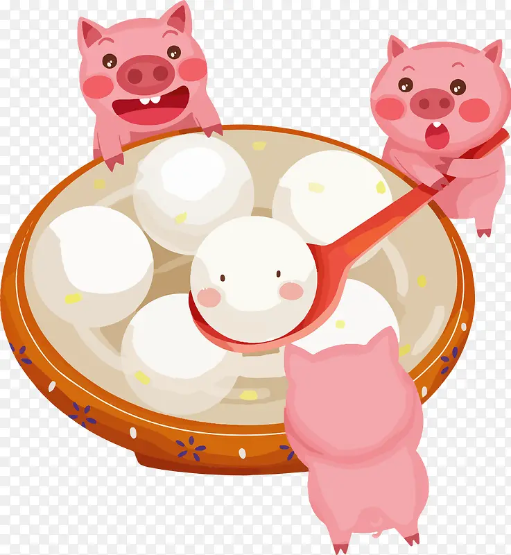 妖系·伯言府·猪猪与汤圆
