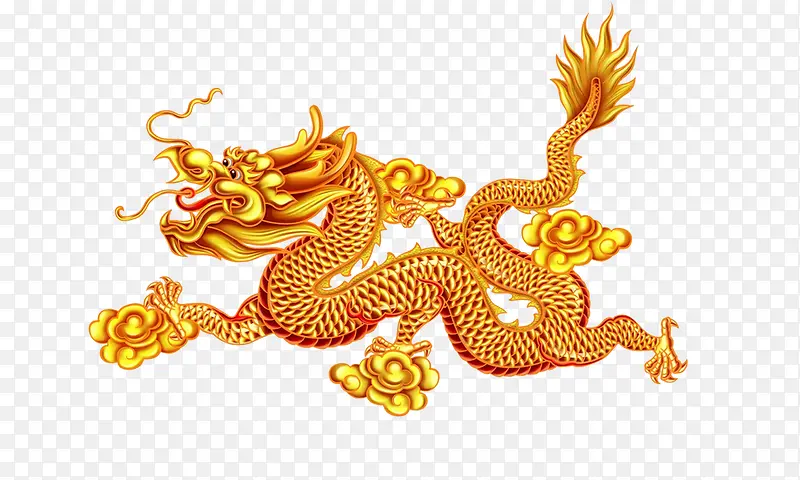 金色龙纹