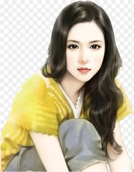 大眼睛的可爱美女