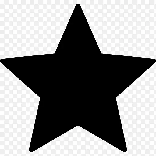明星黑色形状最喜欢的接口符号图标