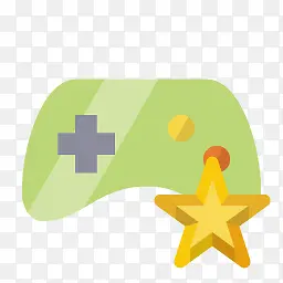 游戏控制明星flat-icons