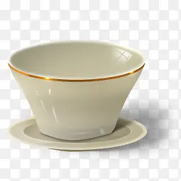 茶碗龙井茶图标