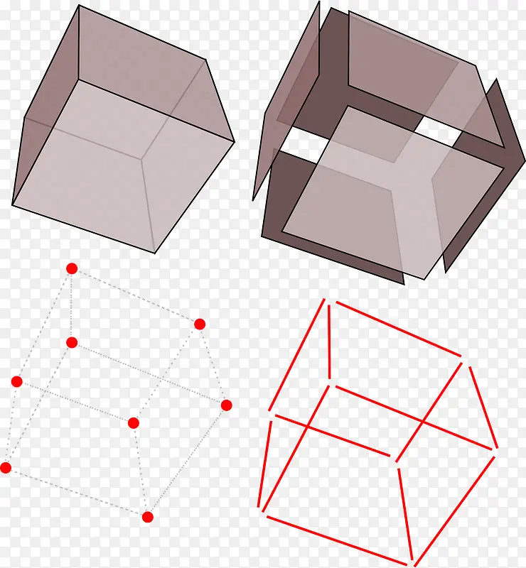 漂浮立体方块