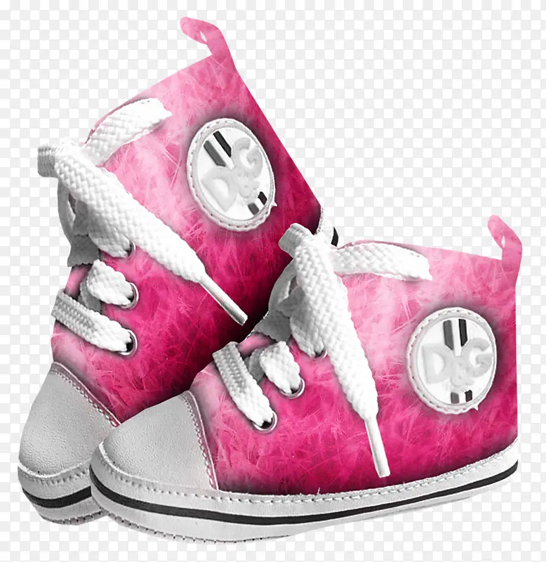 手绘粉色小鞋子