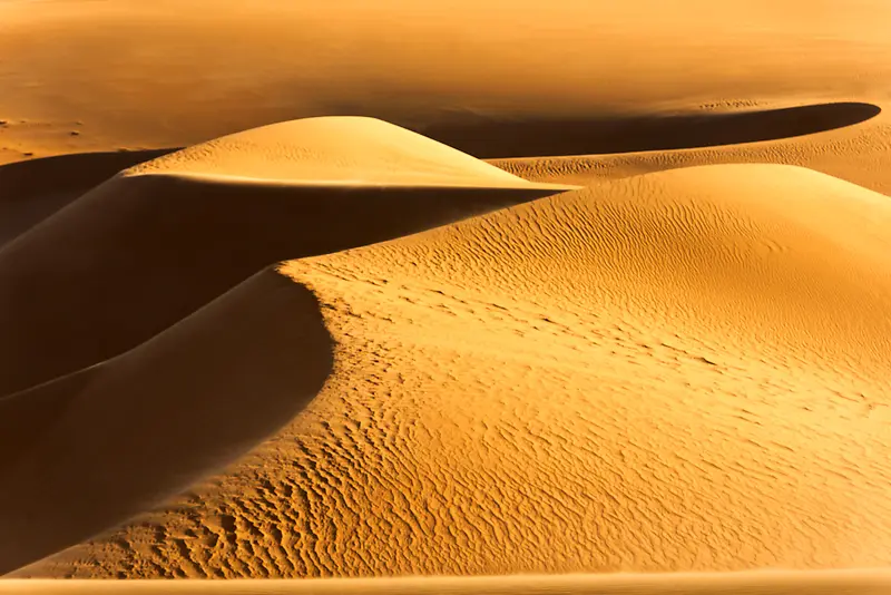 黄色沙漠沙丘摄影