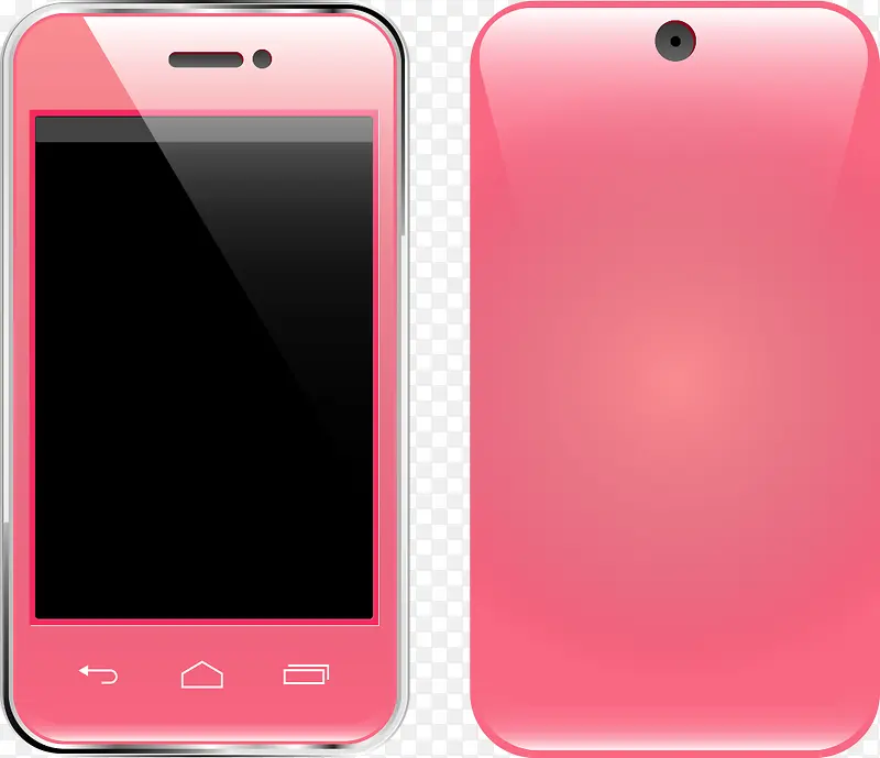 粉色智能手机